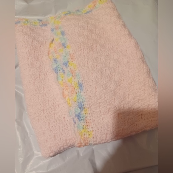 24x24 Hand Crochet Baby Blanket - Picture 3 of 3